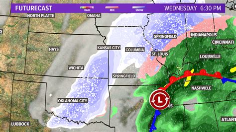St Louis Weather Forecast Timeline Tracking Snow This Week Ksdk Com