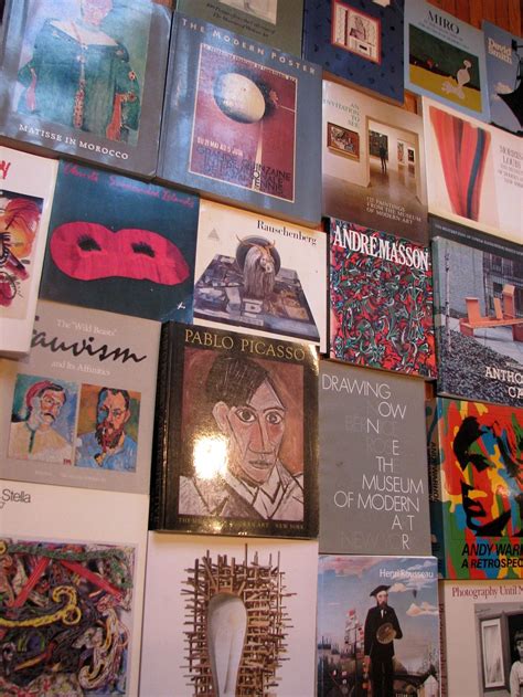 A Small Portion Of The Extensive Museum Of Modern Art Books Collection