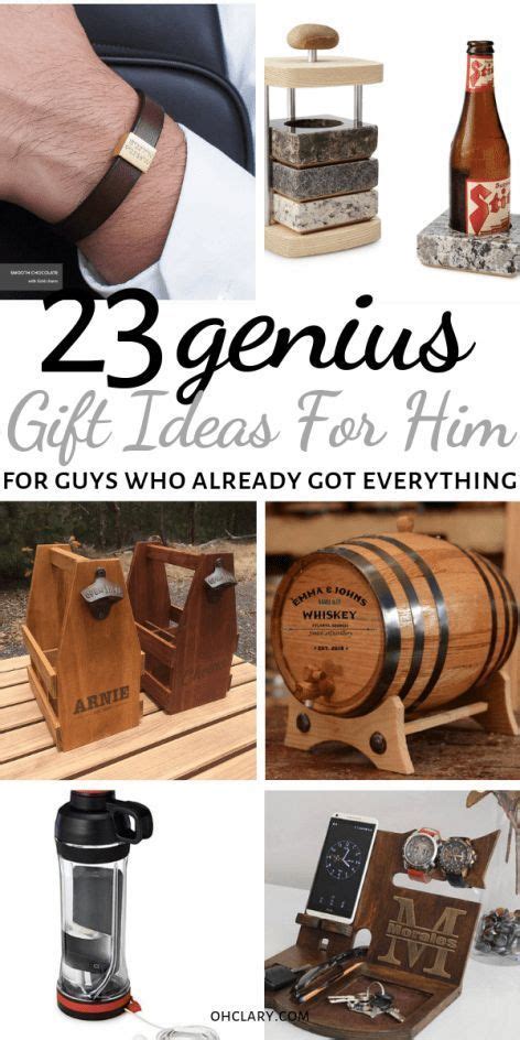 If your husband is a sports fan, getting clothing or accessories representing his favorite team would get you brownie points. 24 Unique Gift Ideas for Men Who Have Everything (2019 ...