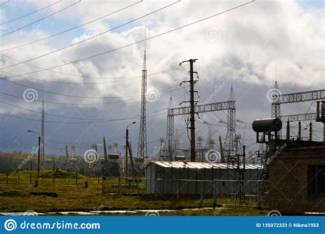 Electric Substations Altaya Stock Image Image Of Electricity