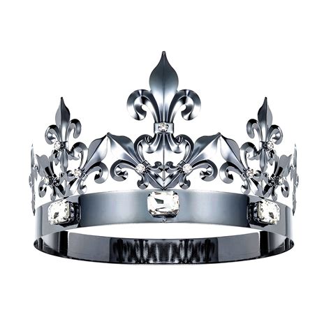 Dczerong King Crowns Men Birthday Crown Prom King Standard