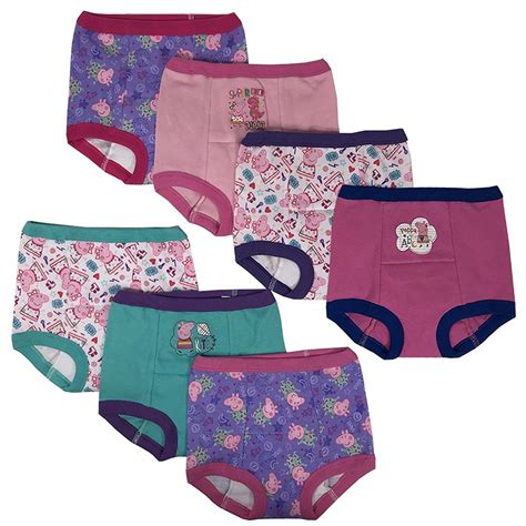 Peppa Pig Girls Potty Training Pants Panties 7 Pack Underwear Toddler
