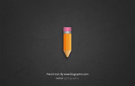Short Pencil Icon Psd