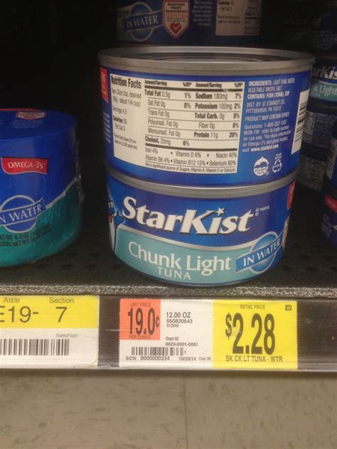 There are five species of tuna that make up most of the commercial. 33 Starkist Tuna Nutrition Label - Labels For You