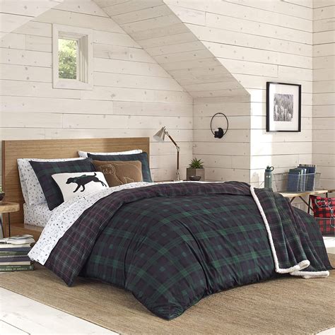 Buy Eddie Bauer Queen Comforter Set Cotton Reversible Bedding With Matching Shams Stylish