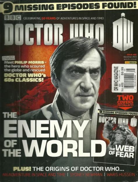Rare Back Issue Doctor Who Magazine 466 Patrick Troughton Enemy