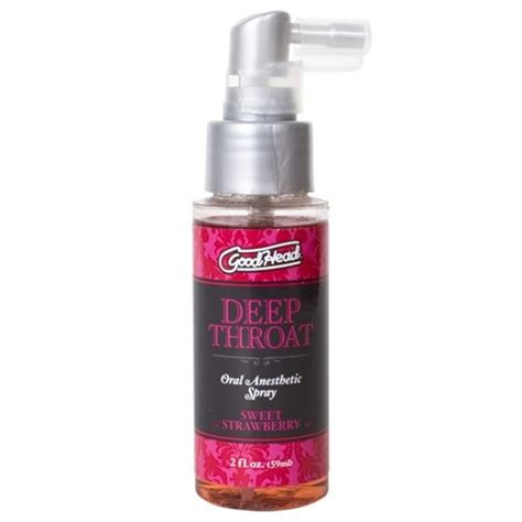 Good Head Deep Throat Spray Strawberry Sex Toys Adult Novelties Adult DVD Empire