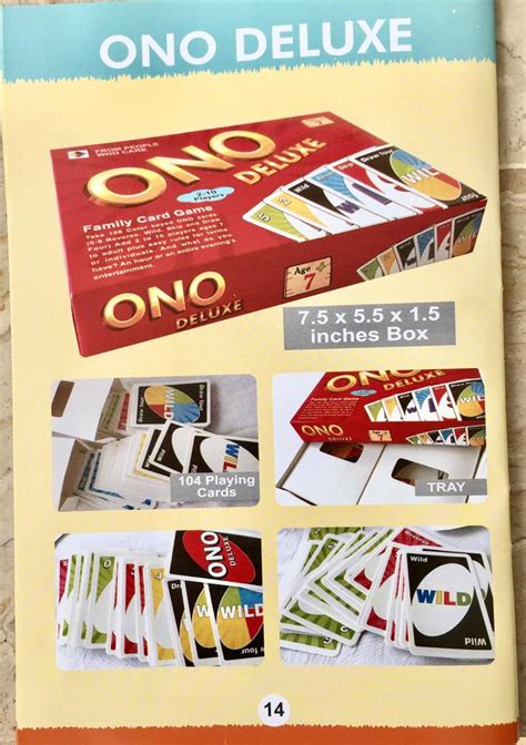 Ono Uno Deluxe Playing Cards Game Planet X Online Toy Store For