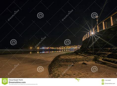 Night Landscape Stock Image Image Of Portrush Beautiful