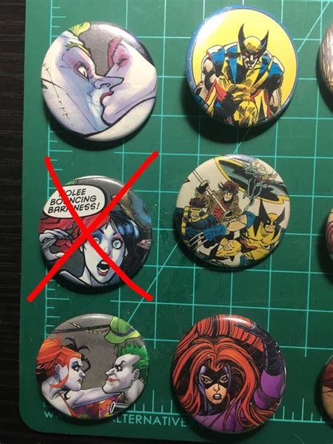 Marvel And Dc Comic Pins Etsy
