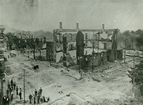 Feb 10 1902 Springfield Ohio The East Street Shops Burned In The