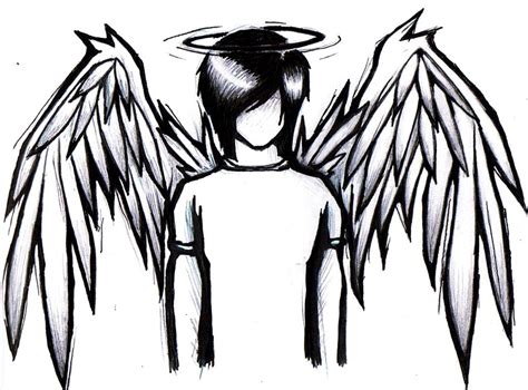 Broken Angel Drawing Free Download On Clipartmag