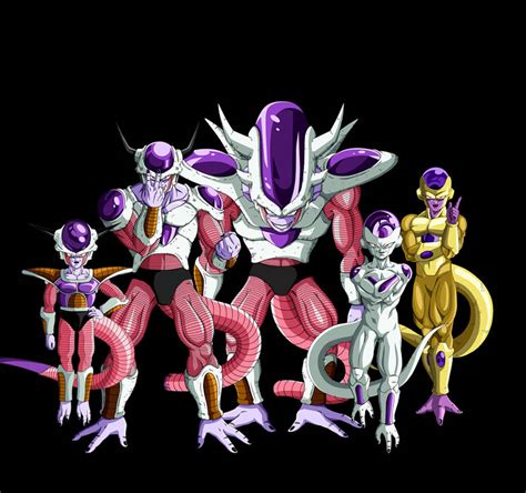 Frieza All Form By Khomix On Deviantart