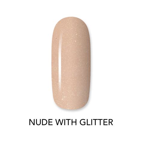 Aloha Acryl Gel Uv Led Gr Nude With Glitter Nude Glitter