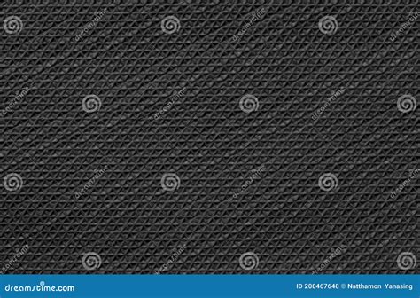 Black Rubber Texture Background With Seamless Pattern Stock Photo