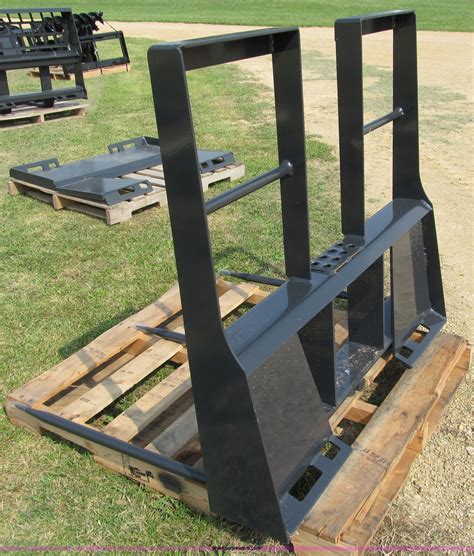 Stout Three Prong Square Bale Spear Skid Steer Attachment In Knapp Wi