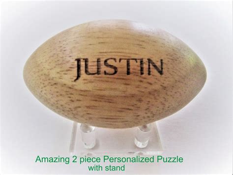 Football Brain Teaser Puzzle T Personalized Etsy
