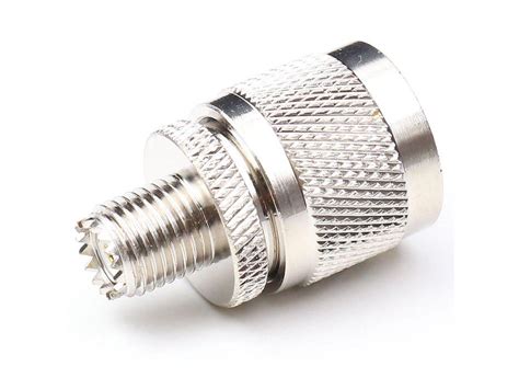 ANHAN UHF Male To Mini UHF Female Adapter RF Coax Coaxial Adapter M F