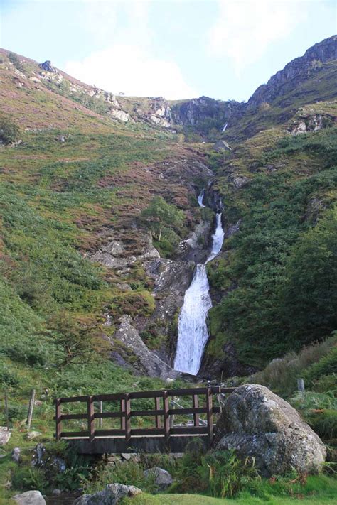 Aber Falls - Tall North Wales Waterfall with a Bonus Falls