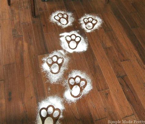 Keep reading to learn how to make real bunny paw print! Free Printable Easter Bunny Feet Template - Simple Made ...