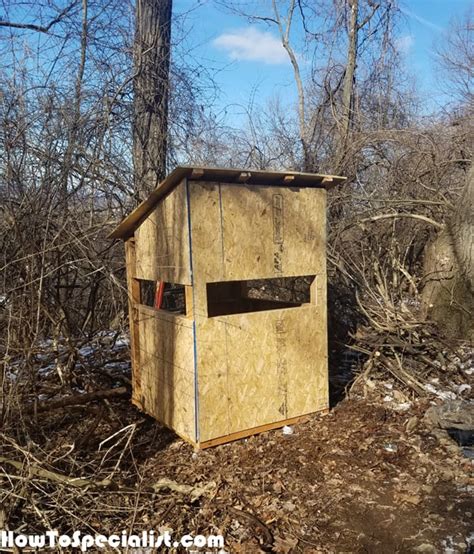 Diy 5x5 Deer Blind Howtospecialist How To Build Step By Step Diy Plans
