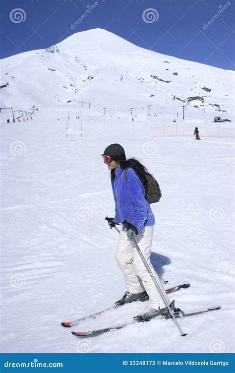 Woman Skier Editorial Stock Photo Image Of America Actiontourist