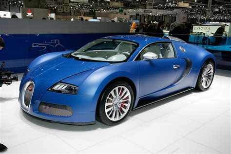 Bugatti Veyron Bleu Centenaire Geneva 2009 Pictures And Information