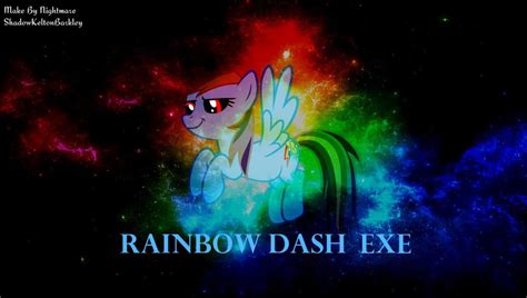Rainbow Dash Exe By Shadowkelton61 On Deviantart