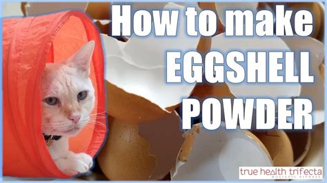 This guide describes how to obtain calcium carbonate from eggshells by heating them (to eliminate the risk of e. How to make Raw Cat Food WITHOUT Chicken Bone! - Eggshell ...