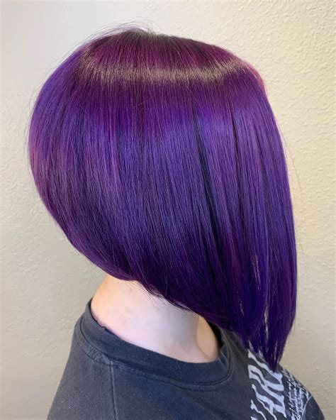 Deep Violet Purple Hair Color Colorxml