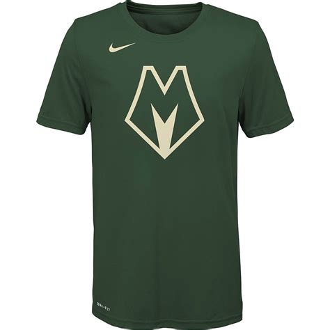 Nike Boys Milwaukee Bucks City Edition Logo T Shirt Academy