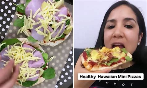 Nutritionist How To Make Healthy Hawaiian Mini Pizzas