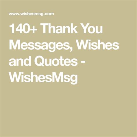 The Words Thank You Messages Wishes And Quotes