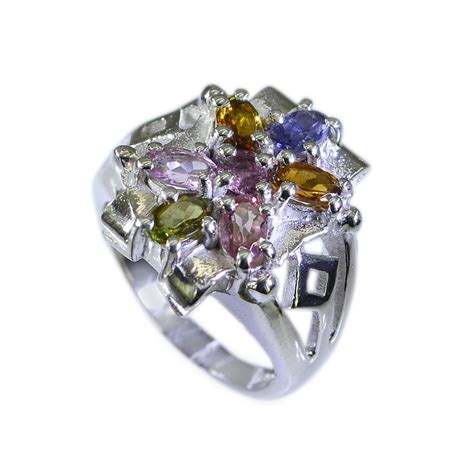 Riyo Tourmaline Wholesale Silver Gemstone Silver Ring For Women Sz 6 Srtou6 8402