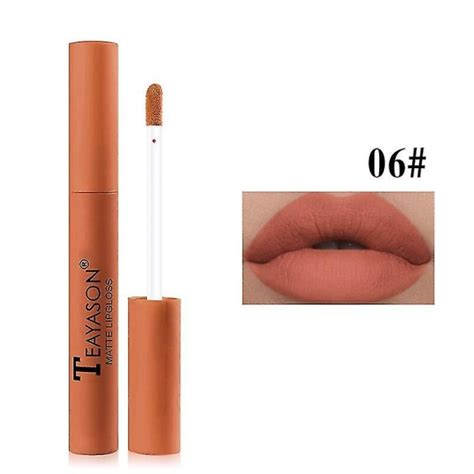 Teayason Nude Liquid Lipsticks Waterproof Velvet Matte Lip Gloss 6 Bf1e 6 Fyndiq
