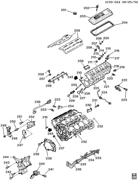 Corvette Engine Asm 5 7l V8 Part 2 Cylinder Head And Related Parts