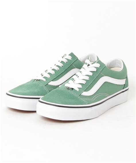 Vans（バンズ）の「vans ヴァンズ Old Skool オールドスクール Vn0a38g1ukv Deep Grass Greentrue White（スニーカー）」 Wear