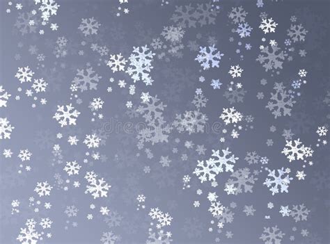 Silver Winter Christmas Background With Light Effects Stock Vector