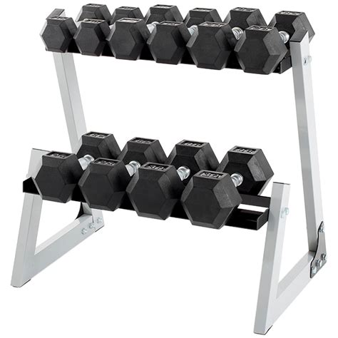 Weider Rubber Hex Dumbbell 80 Kg Set With Rack Costco