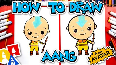 How To Draw Aang From Avatar The Last Airbender Youtube