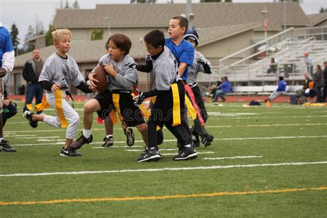 Youth Flag Football Editorial Photo Image Of Parks 185570436