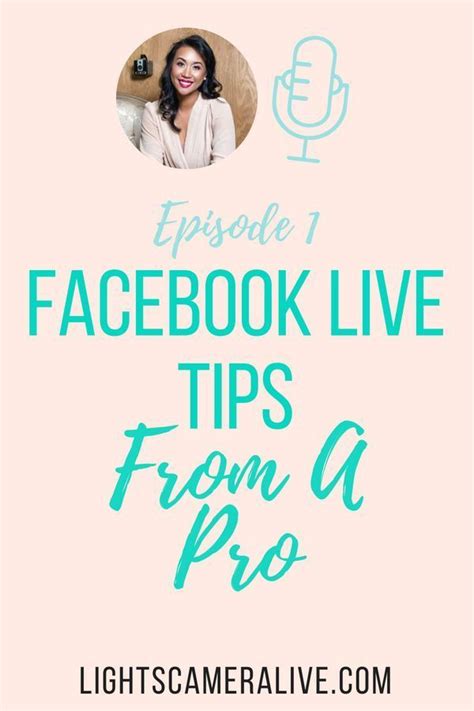 Episode 1 Facebook Live Tips — Lights Camera Live Marketing