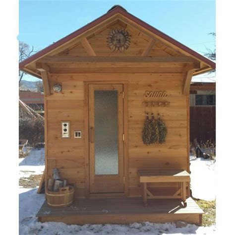 5x7 Outdoor Sauna Kit Heater Accessories Outdoor Sauna Kits