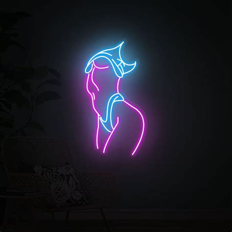 Body Neon Sign Sexy Girl Neon Sign For Bedroom Woman Body Neon Bar Sign