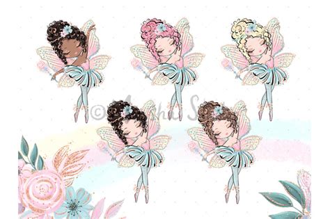 Fairies And Butterflies Clipart 2022 By Masha Studio