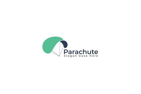 Parachute Logo Design 436796 Logos Design Bundles Logo Design