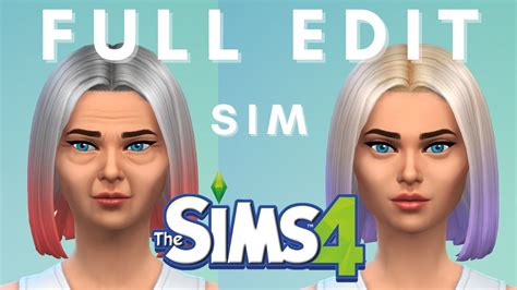 How To Change Body Traits Age The Sims 4 Cheat Youtube