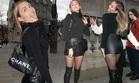 Miley Cyrus Sizzles In Leather Mini Skirt And Sexy Thigh High Boots In London Daily Mail Online