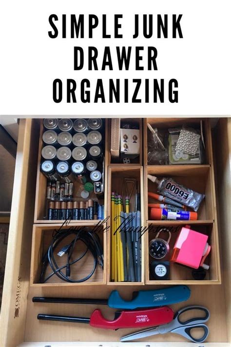 Junk Drawer Organizing In 2020 With Images Junk Drawer