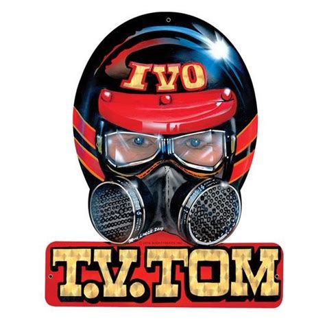 Tv Tommy Ivo Helmet Vintage Tin Sign Top Fuel Dragster Dragsters